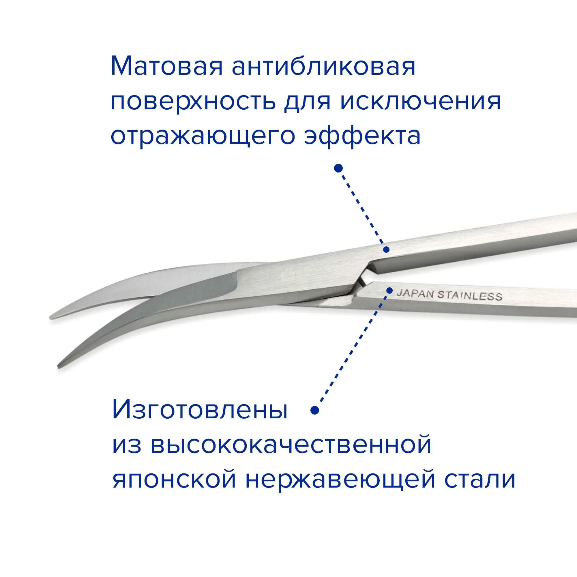 Ножницы хирургические остроконечные Standard, изогнутые по ребру , 115 мм, Apexmed