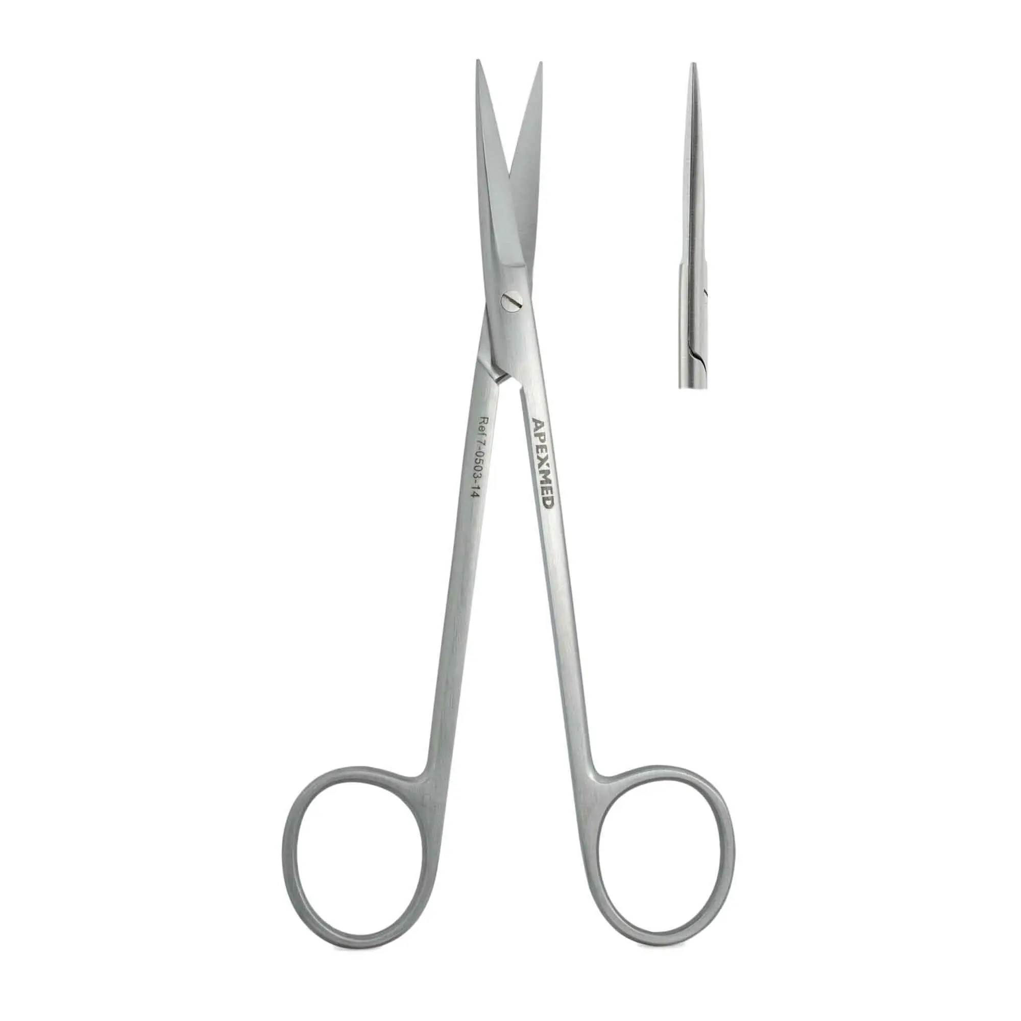 Ножницы хирургические Joseph остроконечные, прямые, 140 мм, Apexmed