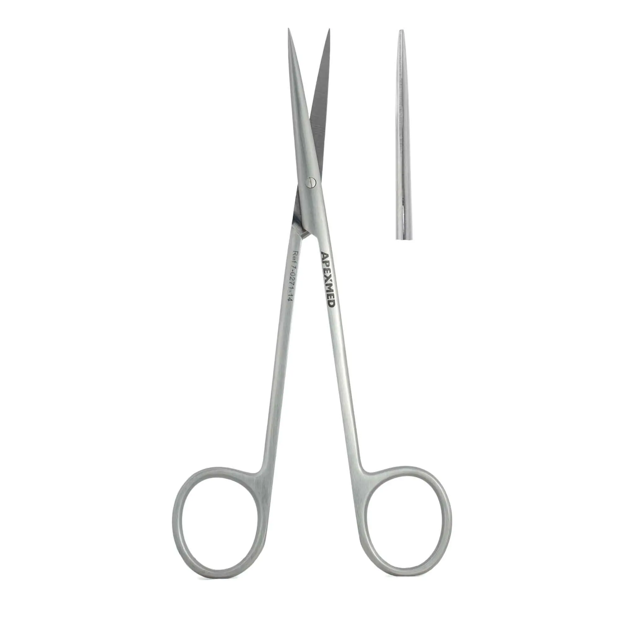 Ножницы хирургические Metzenbaum-Fine остроконечные, прямые, 145 мм, Apexmed