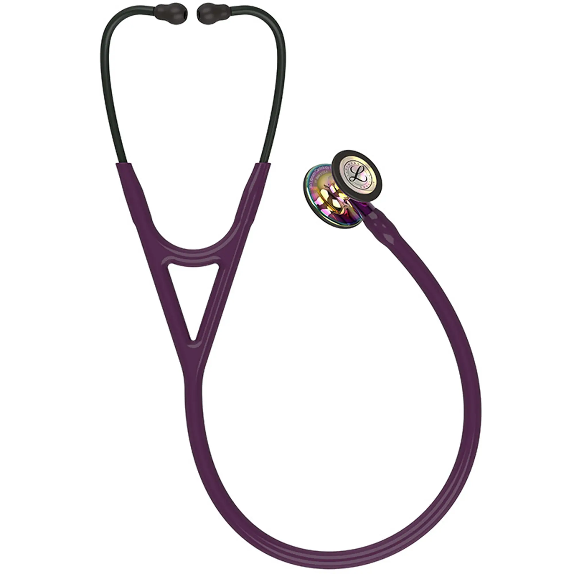Стетоскоп медицинский Littmann Cardiology IV Diagnostic Фиолетовый и радуга, двухсторонний