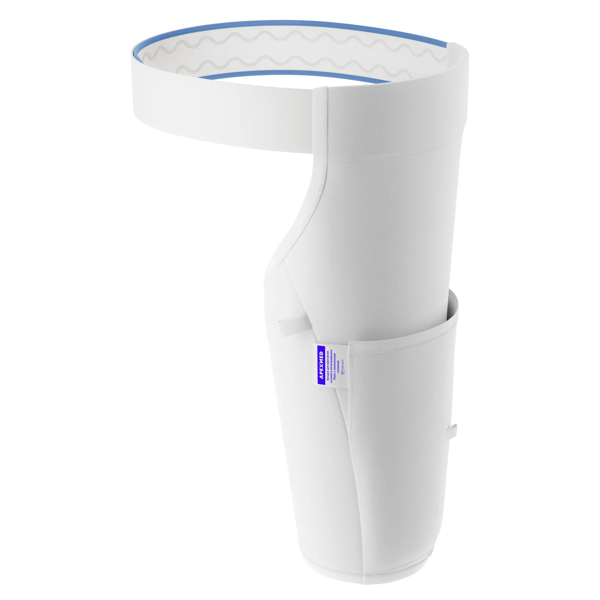 Бандаж для мочеприемника ножного, XL, с креплением на талии