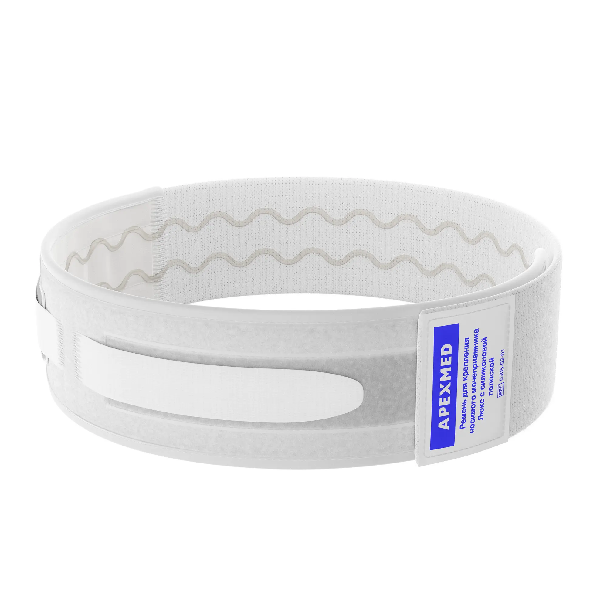 Ремень мочеприемника ножного Люкс с силиконовой полоской, 1 шт