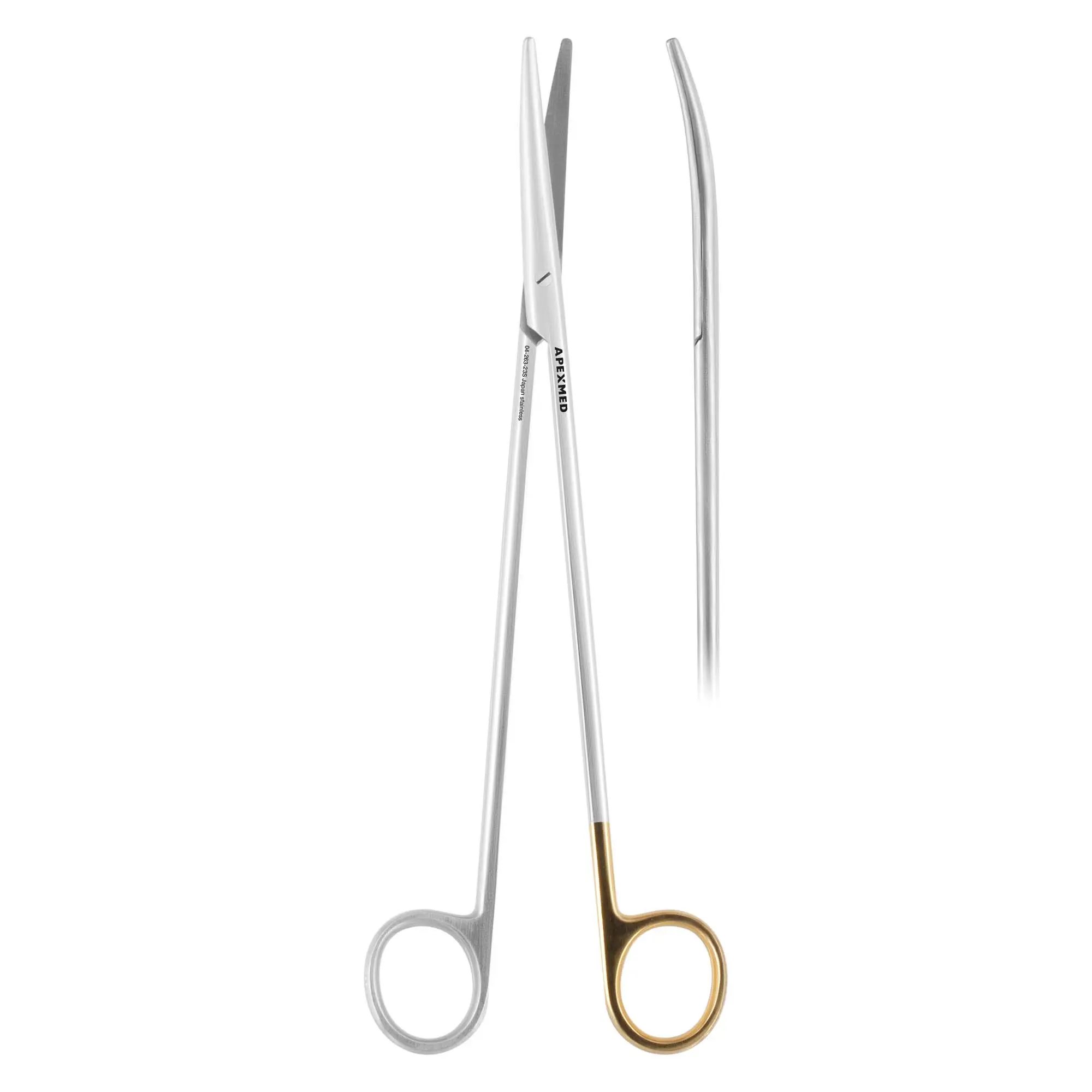 Ножницы хирургические Apexmed Baby-Metzenbaum Super Cut 230 мм, заостренные, изогнутые