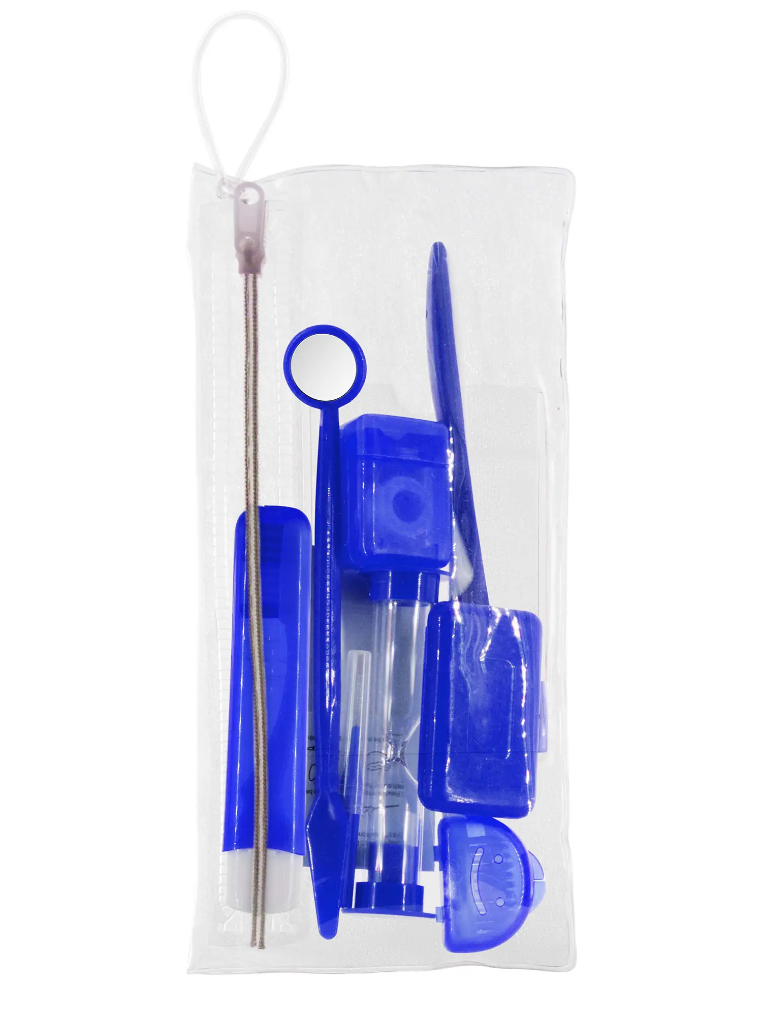 Ортодонтический набор Apexmed для брекетов, дорожный, гигиенический 8 в 1, синий