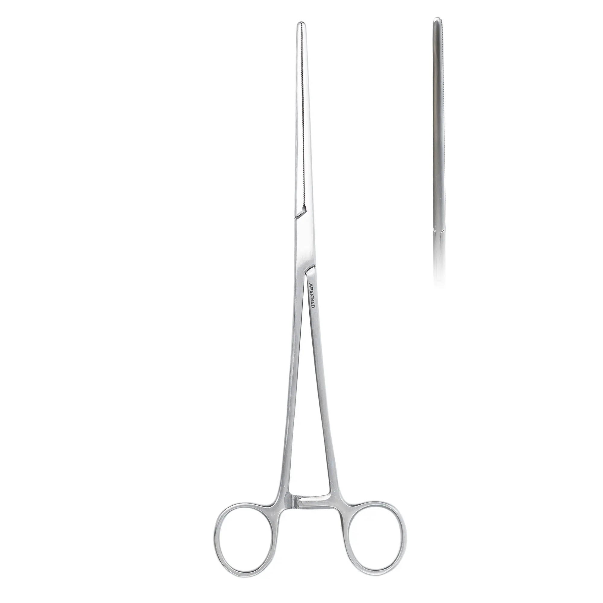 Зажим хирургический диссекционный Billroth (Бильрота), прямой, 260 мм, Apexmed