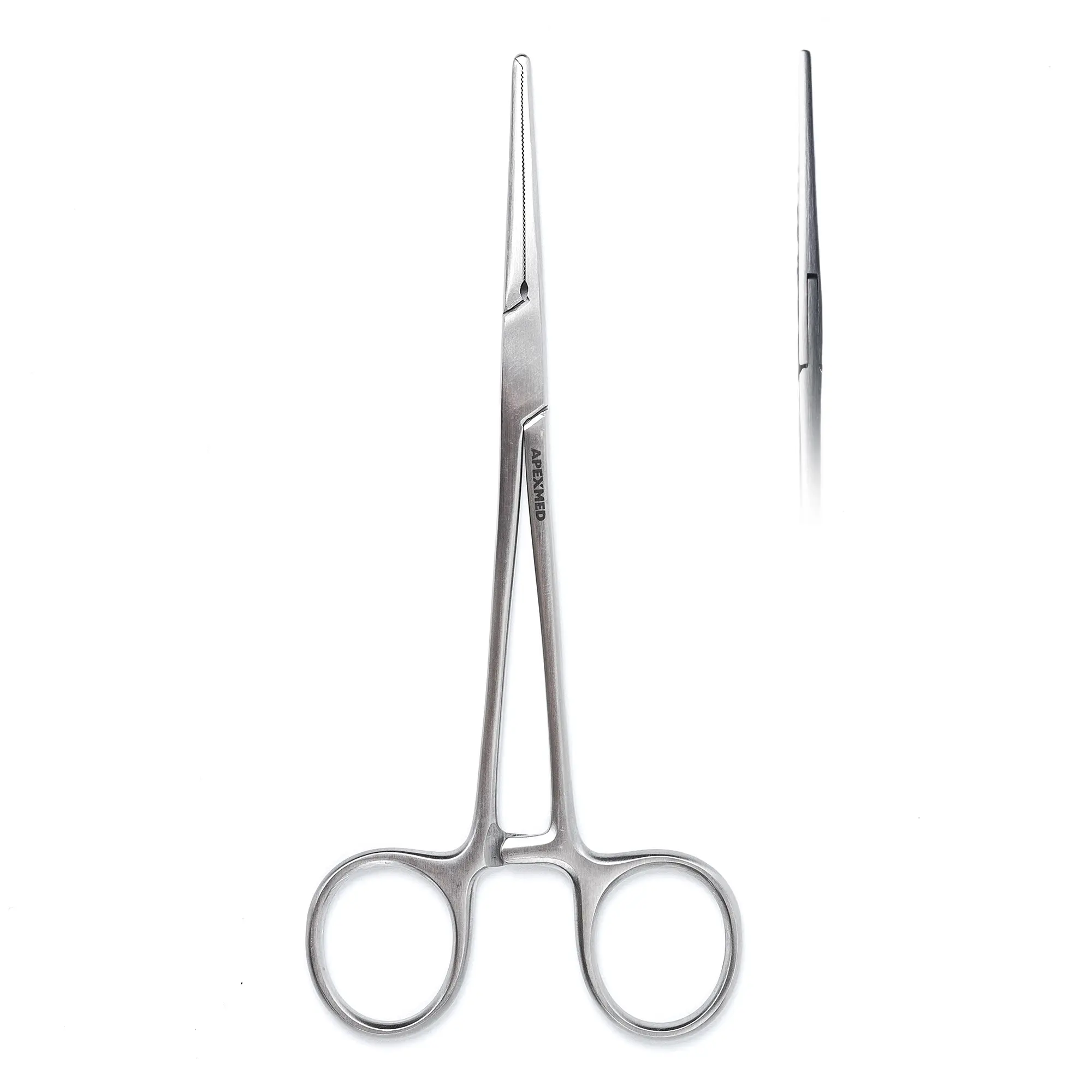 Зажим хирургический кровоостанавливающий Crile-Rankin (Ранкина-Криля), прямой, 160 мм, Apexmed