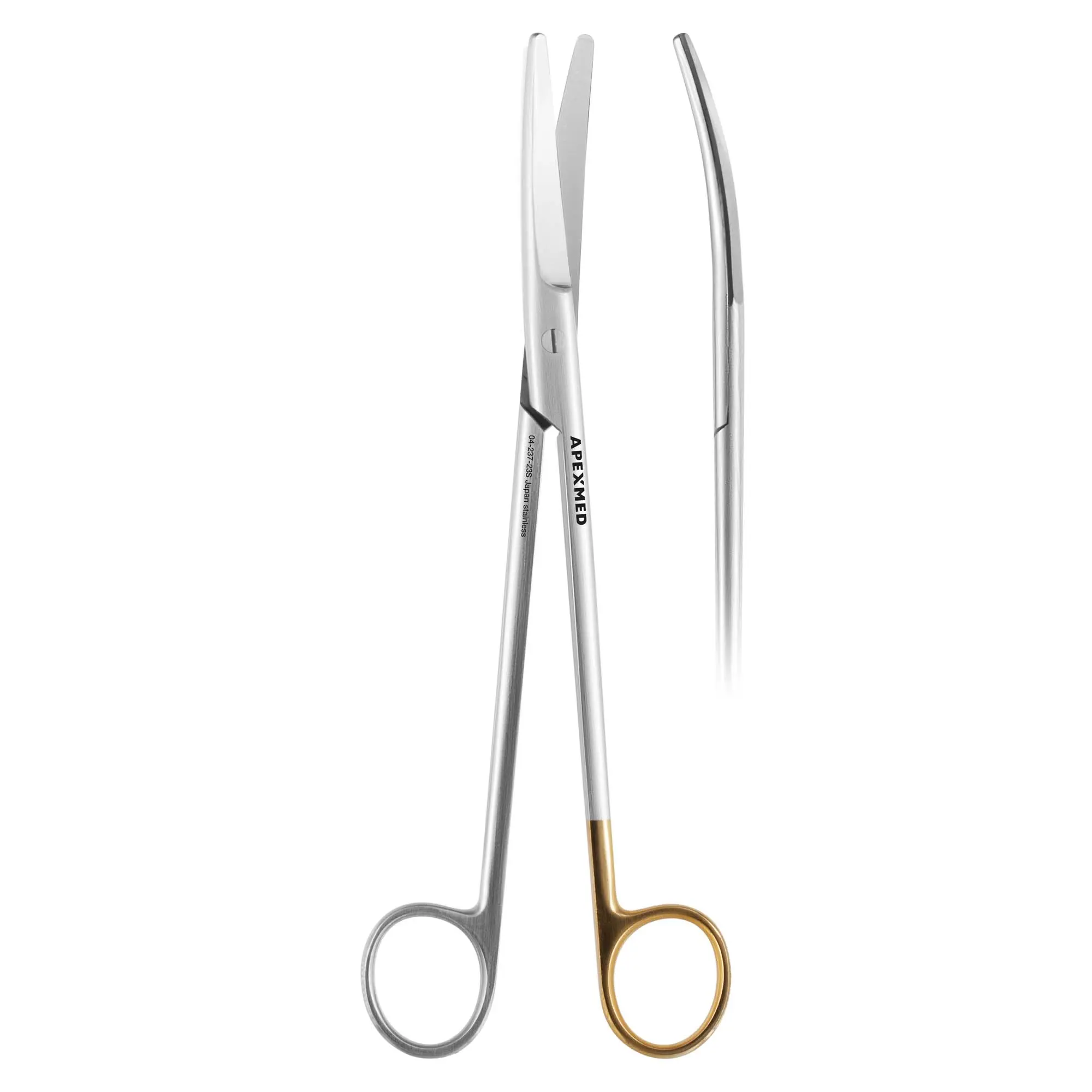 Ножницы хирургические Apexmed Mayo Super Cut 230 мм, рассекающие, заостренные, изогнутые