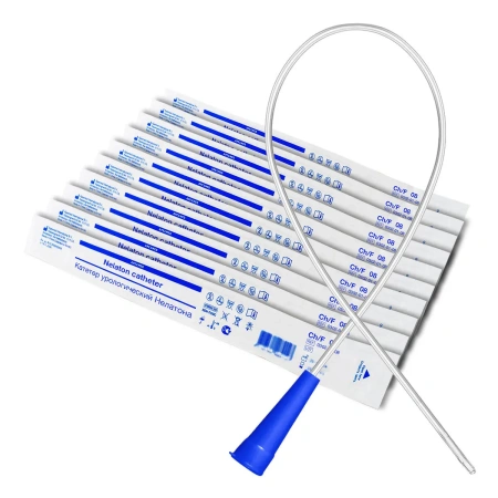 Катетер Нелатона мужской 8 Сh/Fr, урологический, 10 шт