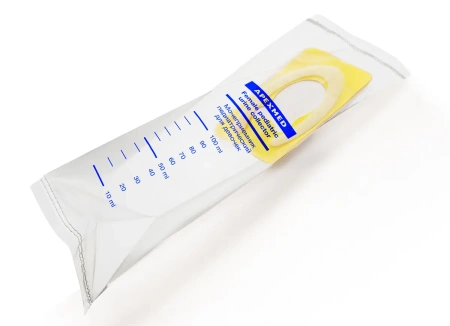 Мочеприемник для новорожденных Apexmed для мальчиков, мочесборник детский 10 шт, с контейнером для анализов 5 шт