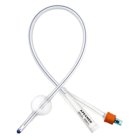 Катетер Фолея 16 Ch/Fr мужской, силиконовый, 10 шт