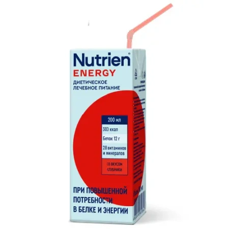 Энтеральное питание Nutrien Energy (Нутриэн Энергия) со вкусом клубники, 200 мл
