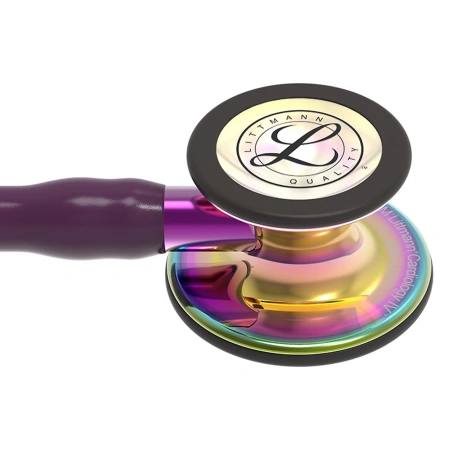Стетоскоп медицинский Littmann Cardiology IV Diagnostic Фиолетовый и радуга, двухсторонний