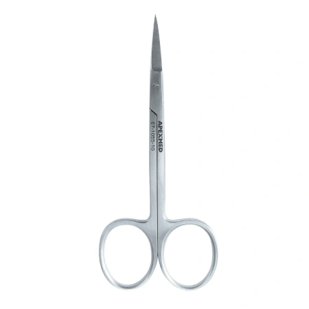 Ножницы хирургические глазные, 105 мм, прямые, остроконечные, Apexmed
