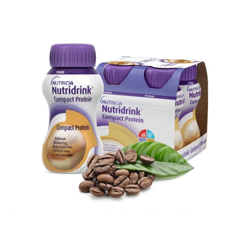 Энтеральное питание Нутридринк Компакт Протеин со вкусом кофе, 125 мл, 4 шт