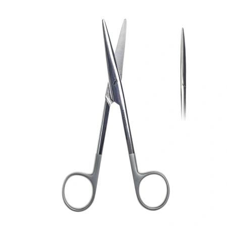 Ножницы хирургические диссекционные Mayo-Stille (Майо Стиля) Super Cut тупоконечные, прямые, 150 мм, Apexmed