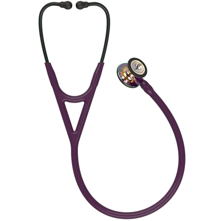 Стетоскоп медицинский Littmann Cardiology IV Diagnostic Фиолетовый и радуга, двухсторонний