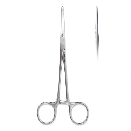 Зажим хирургический кровоостанавливающий Crile-Rankin (Ранкина-Криля), прямой, 160 мм, Apexmed