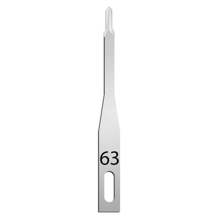Лезвие Apexmed микрохирургическое №63, 25 шт