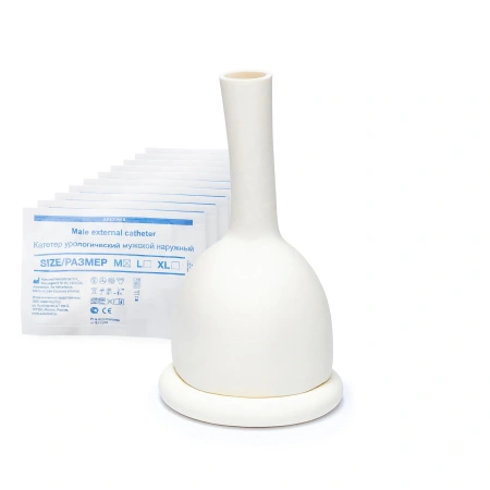 Уропрезерватив 25 мм, катетер наружный, урологический, 10 шт