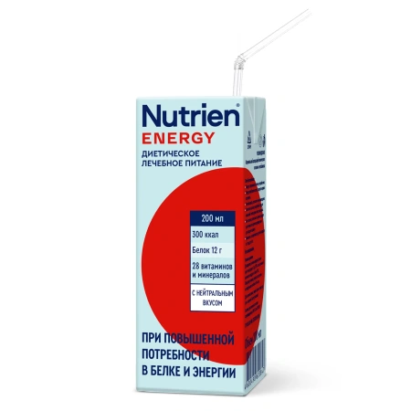 Энтеральное питание Nutrien Energy (Нутриэн Энергия) с нейтральным вкусом, 200 мл