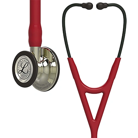 Стетоскоп медицинский Littmann Cardiology IV Diagnostic Красный и шампань, двухсторонний