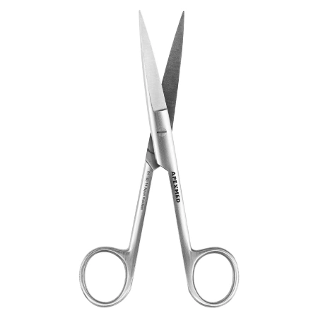 Ножницы хирургические Apexmed стандартные 145 мм, заостренные, прямые