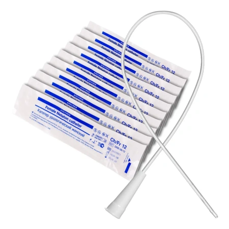 Катетер Нелатона женский, 12 Сh/Fr урологический 10 шт