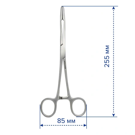 Корнцанг Gross-Maier, прямой, 250 мм, Apexmed