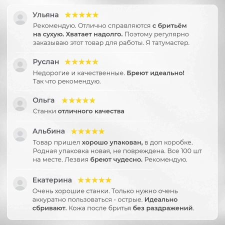 Станок для бритья с одним лезвием, 100 шт, Apexmed