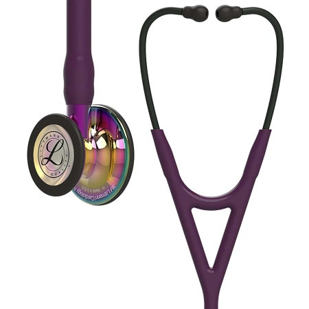 Стетоскоп медицинский Littmann Cardiology IV Diagnostic Фиолетовый и радуга, двухсторонний