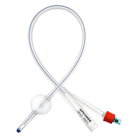 Катетер Фолея 18 Ch/Fr мужской, силиконовый, 10 шт