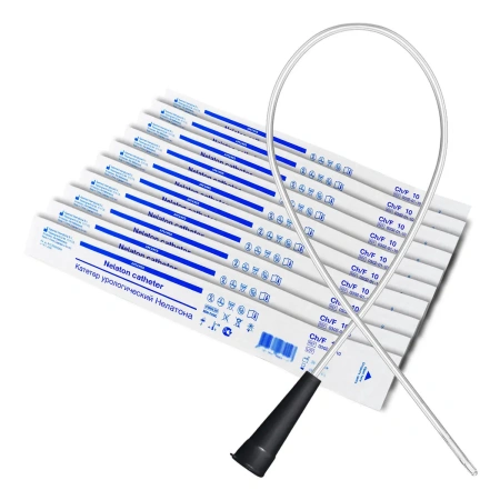 Катетер Нелатона мужской 10 Сh/Fr, урологический, 10 шт