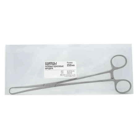 Щипцы пулевые однозубые Schroeder, 250 мм, Apexmed