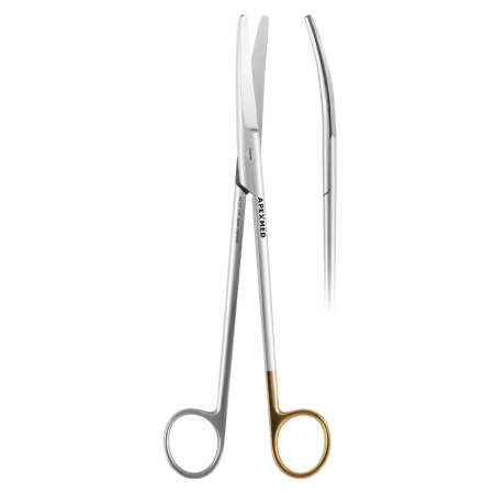 Ножницы хирургические Apexmed Mayo Super Cut 230 мм, рассекающие, заостренные, изогнутые